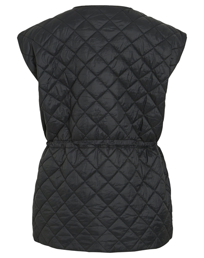 Vila - VIBenji Quilted Vest - Black Beauty 